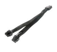 Qaonsciug 20 cm 8 pin per adattatore cavi di alimentazione a due PCIe (6 + 2) scheda grafica PCIExpress adattatore GPU scheda grafica cavo