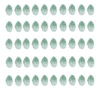 Qaonsciug 50 Pz Gradiente Petali di Vetro Forniture Artistiche 12x20mm Perline Accessori Fatti A Mano Per Tornante Creazione di Gioielli Perline Gradiente Petalo Per Tornante Gioielli Fare Progetti