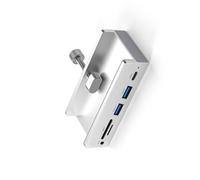 Qaonsciug Adattatore USB 3.0 Tipo C Adattatore Splitter Multiport Esterno in Alluminio Espansione Ad Alta Velocità Trasmissione Dati 5Gbps Per Desktop Desktop USB Extender
