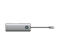 Qaonsciug Adattatore USB C 10 In 1 Docking Station Con Video 1000M Ethernet PD100W Ricarica USB3.0 3Ports 5Gbps Trasferimento Dati Veloce