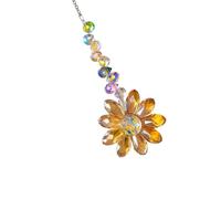 Qaonsciug Appeso Sun Catchers Con Cristalli Girasoli di Vetro Strass Suncatchers Arcobaleni Maker Pendenti Finestra Interna Decori Casa Cristallo Arcobaleni Maker Suncatchers