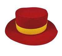 Qaonsciug Cappello a tesa larga vestire feltro sorpresa fidanzato padre zio cappelli casual per le donne, Rosso, Taglia unica