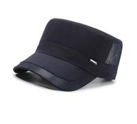 Qaonsciug Cappello da sole in poliestere non strutturato atletico pescatore nuoto unisex copricapo per gite feste spiaggia portatile non strutturato cappello atletico, blu navy, Taglia unica