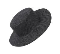 Qaonsciug Cappello da viaggio da campeggio, escursionismo, bella strega, da donna, coda di cavallo, per uomini e donne, per vacanze e protezione solare, Nero , Taglia unica