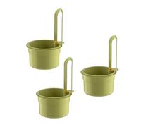 Qaonsciug Cestello compatto per lavello, lavabile in lavastoviglie, previene gli intasamenti per piccole cucine e frutta che scolano il lavello della cucina, con rete rimovibile