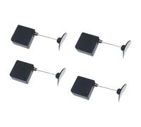 Qaonsciug Confezione da 1/24 cavi retrattili per televisori e DVD, con guinzagli regolabili per non perderli mai più, guinzagli regolabili per telecomandi