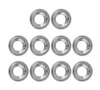 Qaonsciug Confezione da 10 fodere per bruciatori per stufe, coperture in latta per una protezione efficiente dell'olio e una facile manutenzione del piano cottura