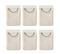 Qaonsciug Confezione da 6 borse in poliestere ispessito per organizzazione domestica e attività all'aperto, 36 x 25 cm, borse per attività all'aperto