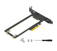 Qaonsciug Convertitore PCIe4.0 4X EDSFF per aggiornamenti di archiviazione avanzati e veloci Adattatore di archiviazione a disco solido ad alta velocità