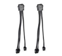 Qaonsciug CPU 8Pin femmina su CPU 8Pin + 4Pin maschio Power Extension Adattatore 20CM CPU 8P su 8P + 4P splitter 2PCS