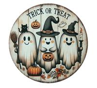 Qaonsciug Decorazione di Halloween Cane Zucca Segno Appeso Porta d'ingresso Segnali di benvenuto Placche Da Parete Finestra di Casa Decors Parete Ghirlanda Appendiabiti Per Porta D'ingresso