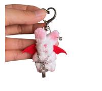 Qaonsciug Elegante coppia nera di figurine Hangings giovane coppia ornamento appeso per chiavi e auto comodo portachiavi ciondolo amore fascino, Rosso, Taglia unica