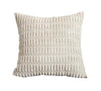 Qaonsciug Federa confortevole per cuscini in velluto a coste, morbida al tatto, con grani di grano, lavabile, per uso quotidiano e come idea regalo