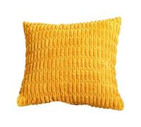 Qaonsciug Federa confortevole per cuscini in velluto a coste, morbida al tatto, con grani di grano, lavabile, per uso quotidiano e come idea regalo