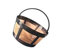 Qaonsciug Filtro per macchina da caffè di grado commerciale rotondo 10 12 Dimensioni tazza Premium 304 Maglie in acciaio antiruggine Materiali per alimenti Cestello filtro per macchina da caffè