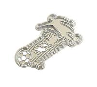 Qaonsciug Fustelle in metallo fustellate per goffratura Happy Birthday Fustelle Stencil Per Scrapbooking Album Carta Decorazioni Foto Tagli in Metallo Buon Compleanno Taglio Per Scrapbooking