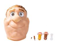 Qaonsciug Giocattolo Sensoriale da Spremere Realistico per La Pelle Gadget Portatile Antistress Brufoli Adulti Adolescenti Scrivania Ufficio Fidgets Silicone Viaggio Antistress Morbido Bavaglio in