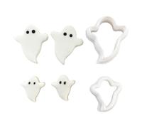 Qaonsciug Halloween a tema argilla Cutter orecchino stampi orecchino per gioielli che fanno accessori per feste