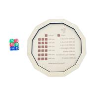 Qaonsciug Interazione genitore-figli in legno dadi score board con fondo sicuro per l'organizzazione di stoccaggio vassoio decorativo in legno