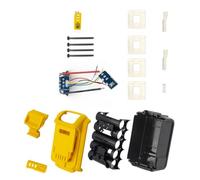 Qaonsciug La cassa misura precisa di Shell della batteria per il pacchetto del litio 20V impatta la struttura resistente e Shell antipolvere facile dell'installazione