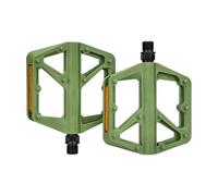 Qaonsciug Pedali in nylon leggero per mountain bike, larghi, piatti, con cuscinetti a tenuta antiscivolo, facili da usare, antiscivolo