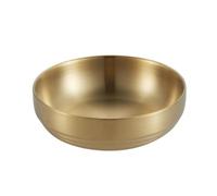 Qaonsciug Piccolo Piatto di Salsa di Metallo Compatti Portatile Design Rotondo Salsa Vassoio Per Campeggio Picnic Cucina Salvaspazio Piatto Antipasto In Acciaio Inox