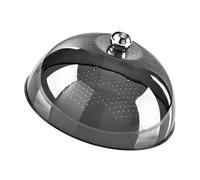 Qaonsciug Protezione per alimenti trasparente ventilata per piatti da tavolo, frutta e verdura, previene la mosca durante le riunioni, a prova di mosche, copertura in rete per alimenti in PET