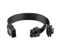 Qaonsciug Scheda grafica a 8 poli cavo modulare femmina a 8 pin su 8 pin 6 + spina a 2 poli 22 cm