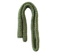Qaonsciug Sciarpa lunga di colore solido di modo per le donne tutte le corrispondenze di spessore ago accessorio fotografico Streetwear Neckwrap sciarpa casual, Erba verde., Taglia unica