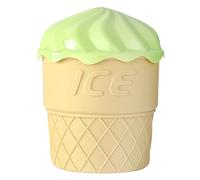 Qaonsciug Secchio del vino di forma del gelato del silicone del commestibile con il coperchio di risparmio di spazio della cucina accessori essenziali di cottura del contenitore del gelato del