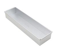 Qaonsciug Stampo da dessert in lega di alluminio per gli appassionati di tiramisù Facile demolizione rettangolare Cheesecake Mold Principiante amichevole Torta Pan Dessert Pan