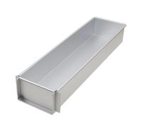 Qaonsciug Stampo da dessert in lega di alluminio per gli appassionati di tiramisù Facile demolizione rettangolare Cheesecake Mold Principiante amichevole Torta Pan Dessert Pan