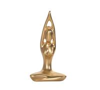 Qaonsciug Statua Scultura Statua Figurine Resina Casa Accento Per Vivere Spazio Camera Da Letto Mensola Mantelpiece Decorazione Yoga Lady Scultura