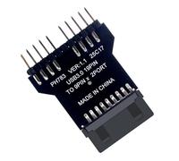 Qaonsciug USB3.0 A Doppio USB2.0 Convertitori Header Scheda Madre Adattatore Segnali Stabile Trasferimento Per Computer Accessori di Raffreddamento Scheda Madre USB Espansione Splitter