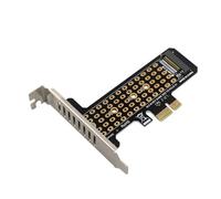 Qaonsciug Versatilità PH41X1 NVME Solid Disk a PCIeX1 Scheda Adattatore Per Unità M Con Disegni Di Raffreddamento E Indicatori LED M Convertitori SSD