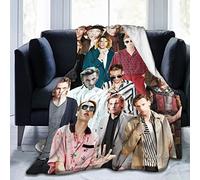 QapLWczK Coperta Jamie Campbell, morbida e confortevole, in pile di lana, per divano, ufficio, auto, campeggio, yoga, viaggi, decorazione per la casa, coperta da spiaggia, 127 x 101,6 cm