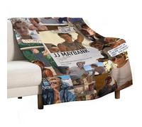 QapLWczK JJ Star Maybank Coperta per aria condizionata, super morbida, da viaggio, coperta in flanella per esterni, regalo alla moda, per ufficio, divano, 76 x 101 cm, stile