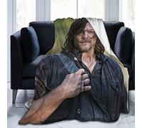 QapLWczK Norman Reedus - Coperta in pile Daryl Dixon, morbida, leggera, antistatica, 3 misure