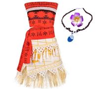 QAQ-COSPLAY Costume da Moana da donna, per adulti, Halloween, cosplay, costume da donna, Costume da Moana per adulti, Large