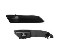 QAQMHVCVB For Chrysler For Crossfire 2004-2008 Turn Signal Light No Bulb Car Front/Rear Bumper Side Marker Light Housing Shells (2PC Front Smoked Len)