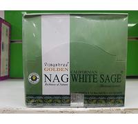 Qaromas Vijayshree Golden Coni di incenso Nag White Sage