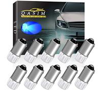 Qasim 10pz BA9S T4W 53 57 1895 64111 lampadina LED d'angolo, luce indicatore Marker 3030 1W 1SMD coda 1-LED RV Side Car Interior inversione 12V DC Blu