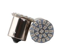 Qasim 10x LED 1156 BA15S P21W P15W Lampadine 24V per Camper RV Barche Luci Targa Indicatore di Direzione Luce de Retromarcia la Lettura Cupola 2406 22SMD 176LM 1073 1095 1141 Amber