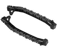 QASULER 1 paio di staffe for paraurti compatibili, for Subaru, for anteriore sinistro e destro neri Supporto paraurti posteriore