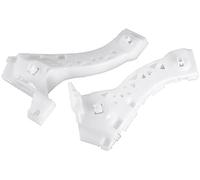 QASULER 1 paio di staffe supporto for paraurti anteriore sinistro e destro, for Mazda 3 Supporto paraurti posteriore