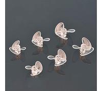 QASULER 1 Pz Trasparente Ad Alta velocità 3mm Prop Barca RC 3 Pale Elica Ad Alta Tenacità Positivo/Inversione 3 Lame Vite Barca del Rc Elica per Motore di Barca(D30mm Positive)