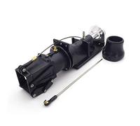 QASULER 1PC Propulsore Acqua Pompa a Getto 26mm 3 Pale Elica avanti Indietro Espulsore 40cm-60cm RC Jet Drive Barca Jet Boat Elica per Motore di Barca(3.18mm Motor Shaft)