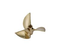 QASULER 1PC Rame Elica Prop P1.4 P1.6 P1.7 Diametro 67mm 70mm 72mm 6.35mm 1/4 "Nitro Benzina RC Barca Marine Yacht Moto d'Acqua Elica per Motore di Barca(D70mm P1.6)