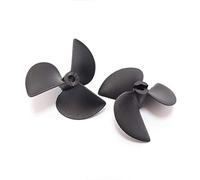 QASULER 1PCS 3 Pale Elica in Nylon 32mm 36mm 52mm 55mm P1.4 P1.9 CW CCW Prop 3mm 4mm 4.76mm 3/16 "Albero RC Barca Mono Marine Yacht Elica per Motore di Barca(CW Size C)