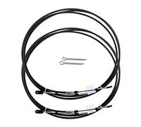 QASULER 2 pezzi Cavo acceleratore ATV/ATC Dirt, for MINI, Cavi controllo cambio moto, for, Fuoribordo 12FT Sostituzione cavo elettrico marino